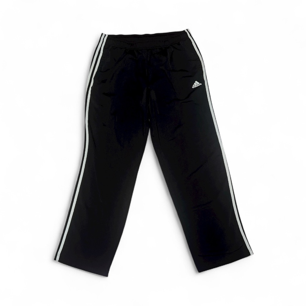Adidas Men’s Black Essential 3 Stripe Track Pants - Size XL
